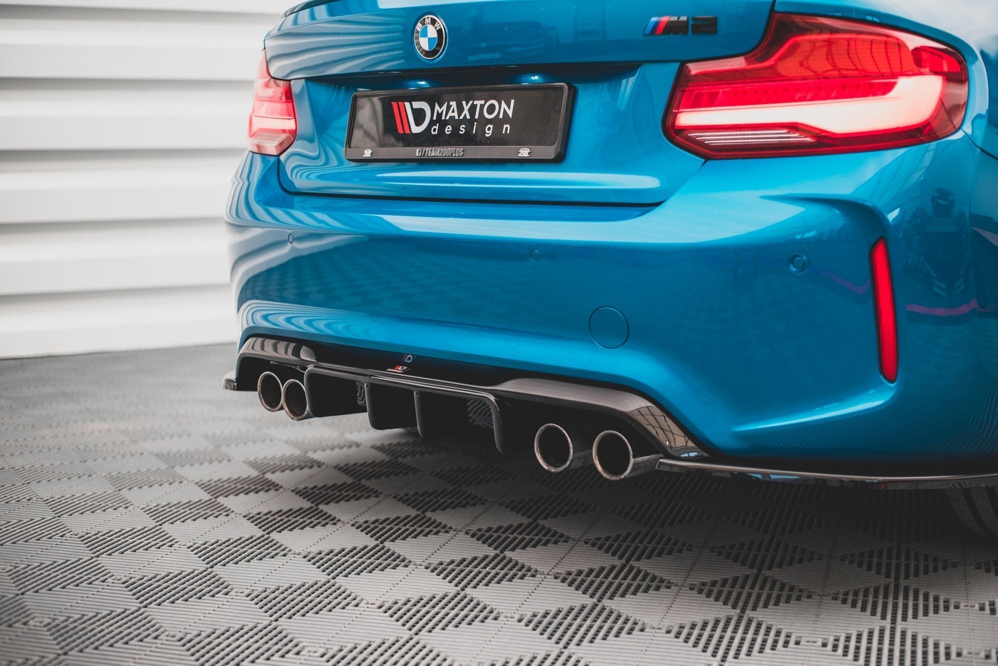 Maxton Design - Diffusor Heck Ansatz für BMW M2 F87 - Aerowerk.