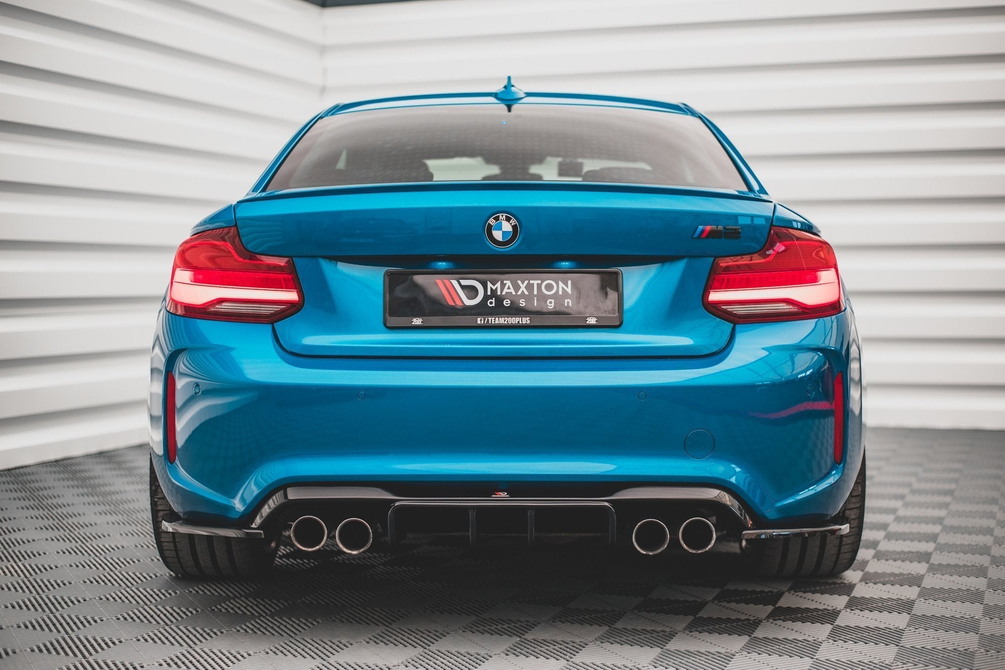 Maxton Design - Diffusor Heck Ansatz für BMW M2 F87 - Aerowerk.