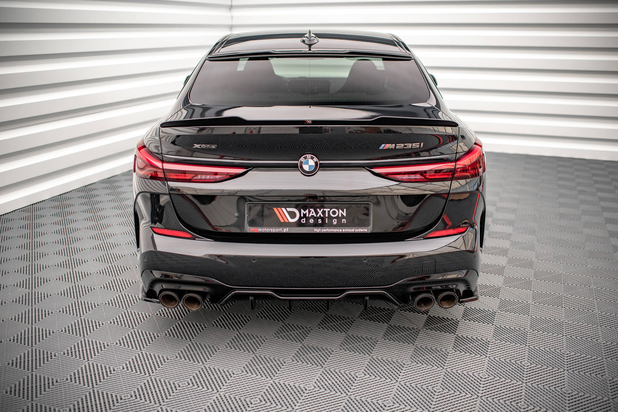 Maxton Design - Diffusor Heck Ansatz für BMW M235i Gran Coupe F44 - Aerowerk.