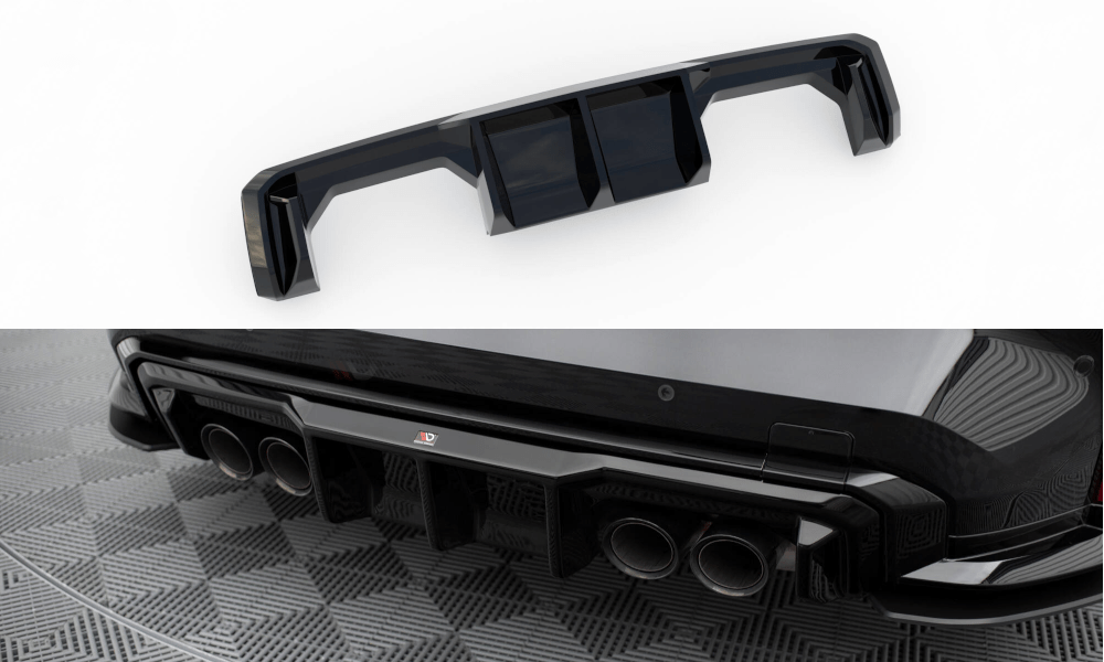 Maxton Design - Diffusor Heck Ansatz für BMW M3 Limousine / Touring G80 / G81 - Aerowerk.