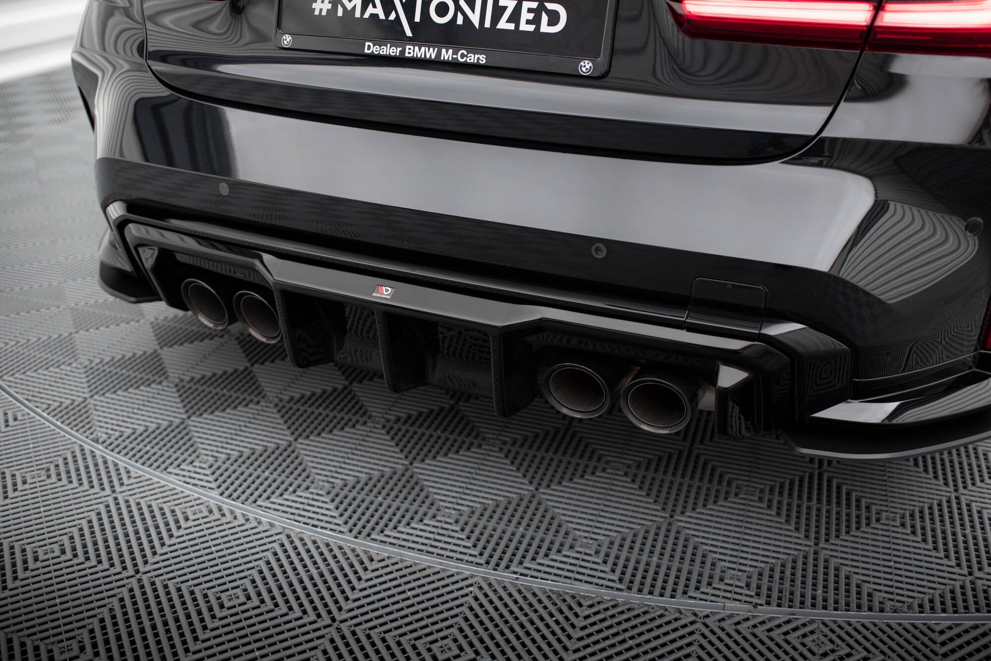 Maxton Design - Diffusor Heck Ansatz für BMW M3 Limousine / Touring G80 / G81 - Aerowerk.