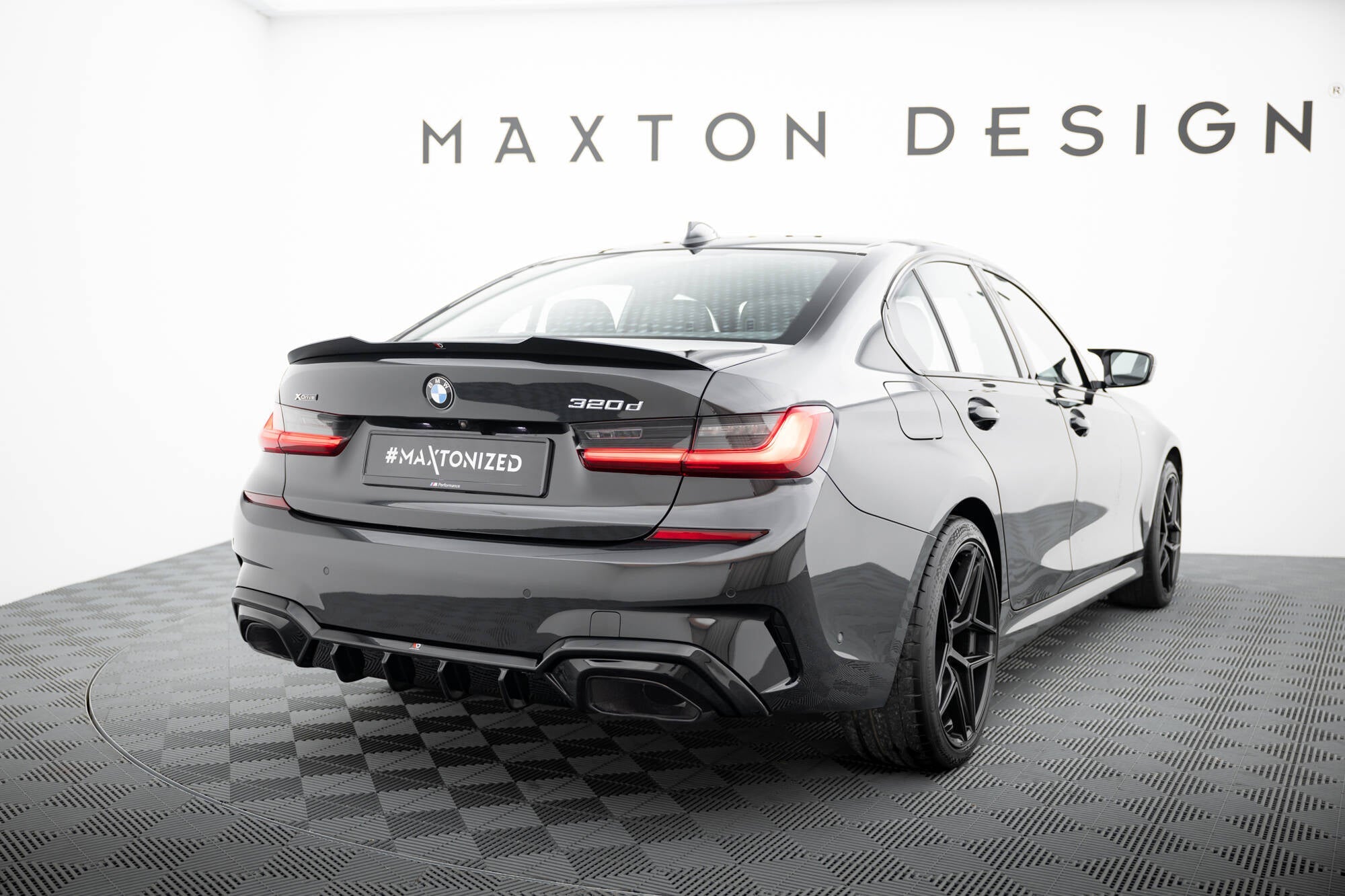Maxton Design - Diffusor Heck Ansatz für BMW M340i G20 / G21 - Aerowerk.