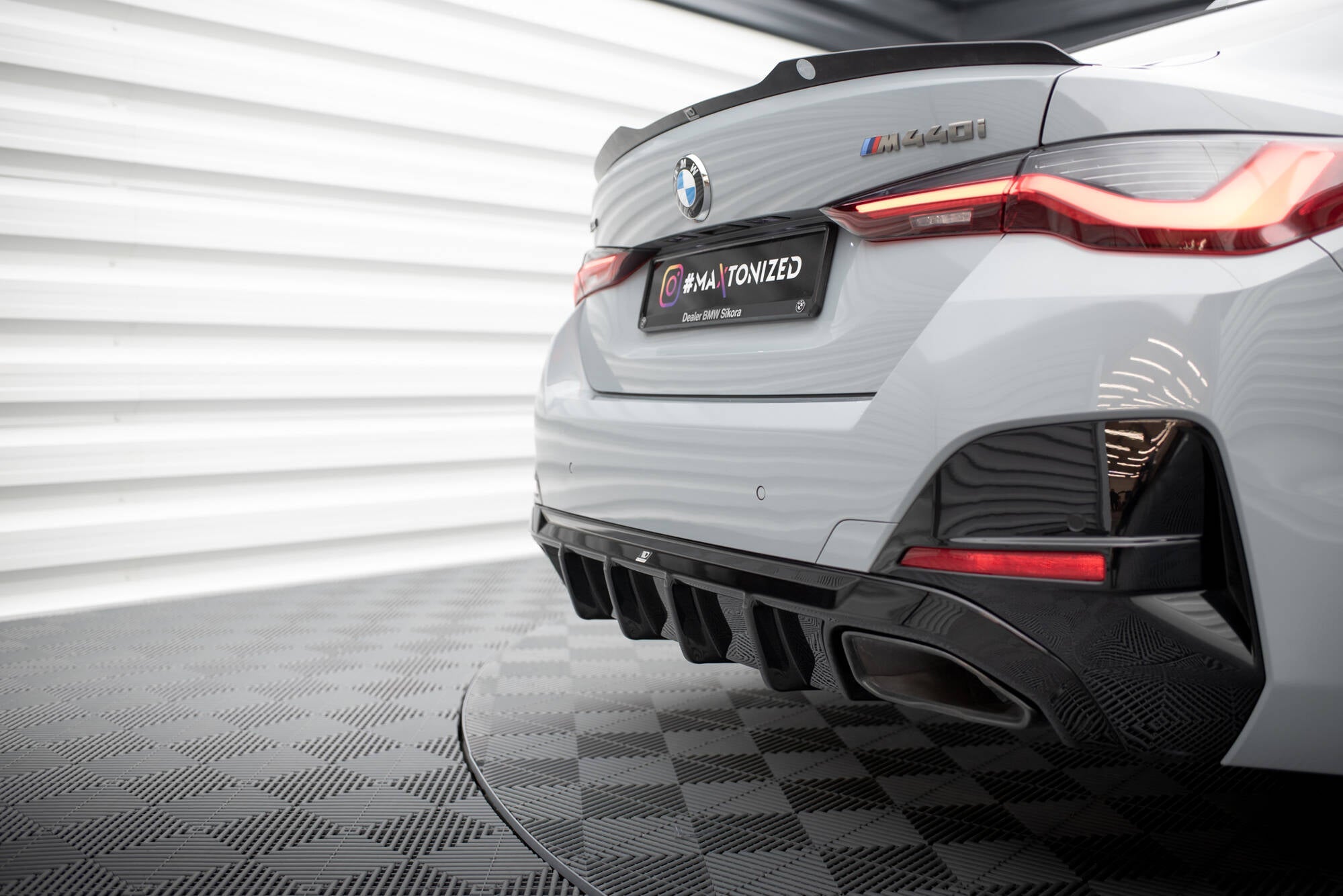 Maxton Design - Diffusor Heck Ansatz für BMW M440i Gran Coupe G26 - Aerowerk.