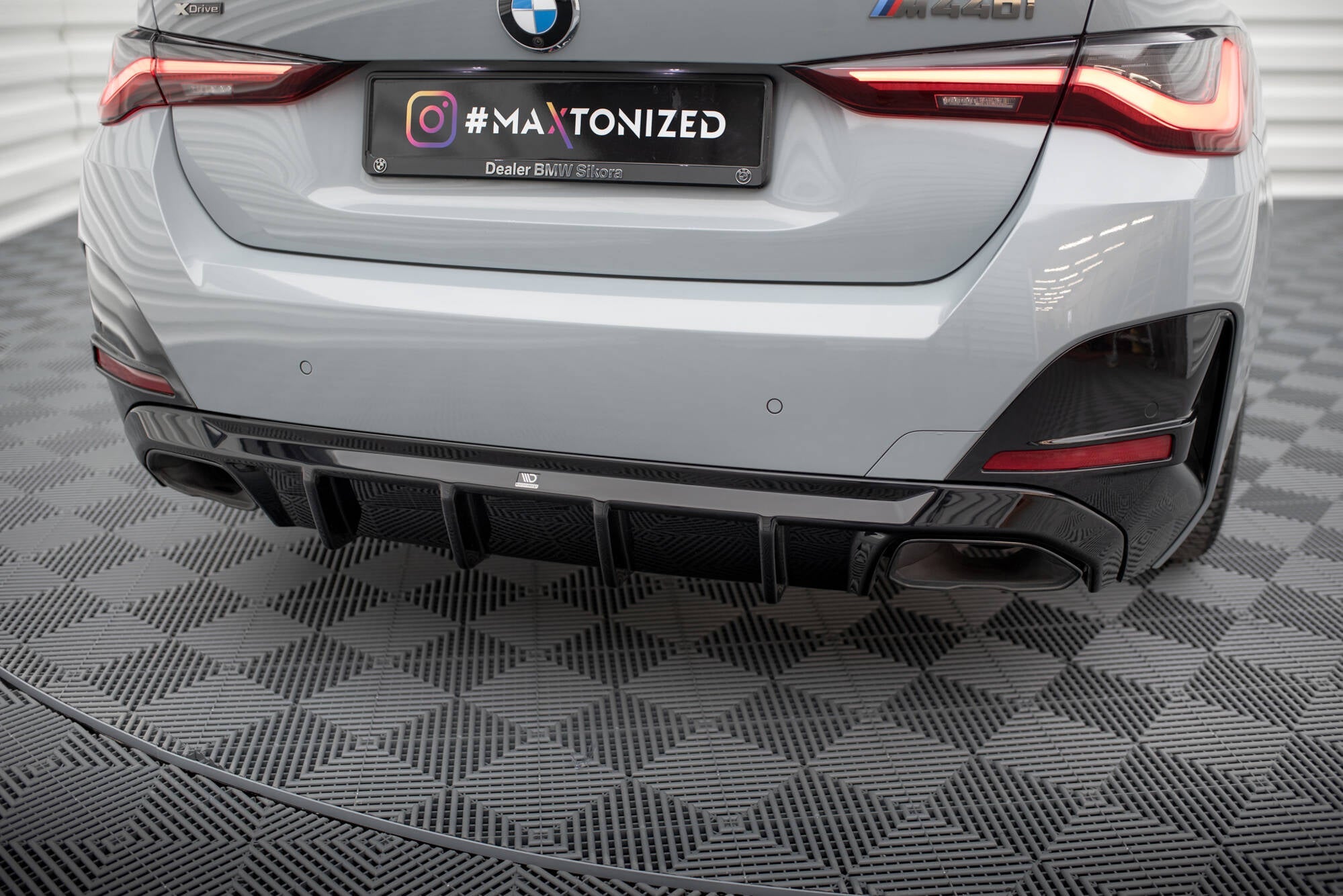 Maxton Design - Diffusor Heck Ansatz für BMW M440i Gran Coupe G26 - Aerowerk.
