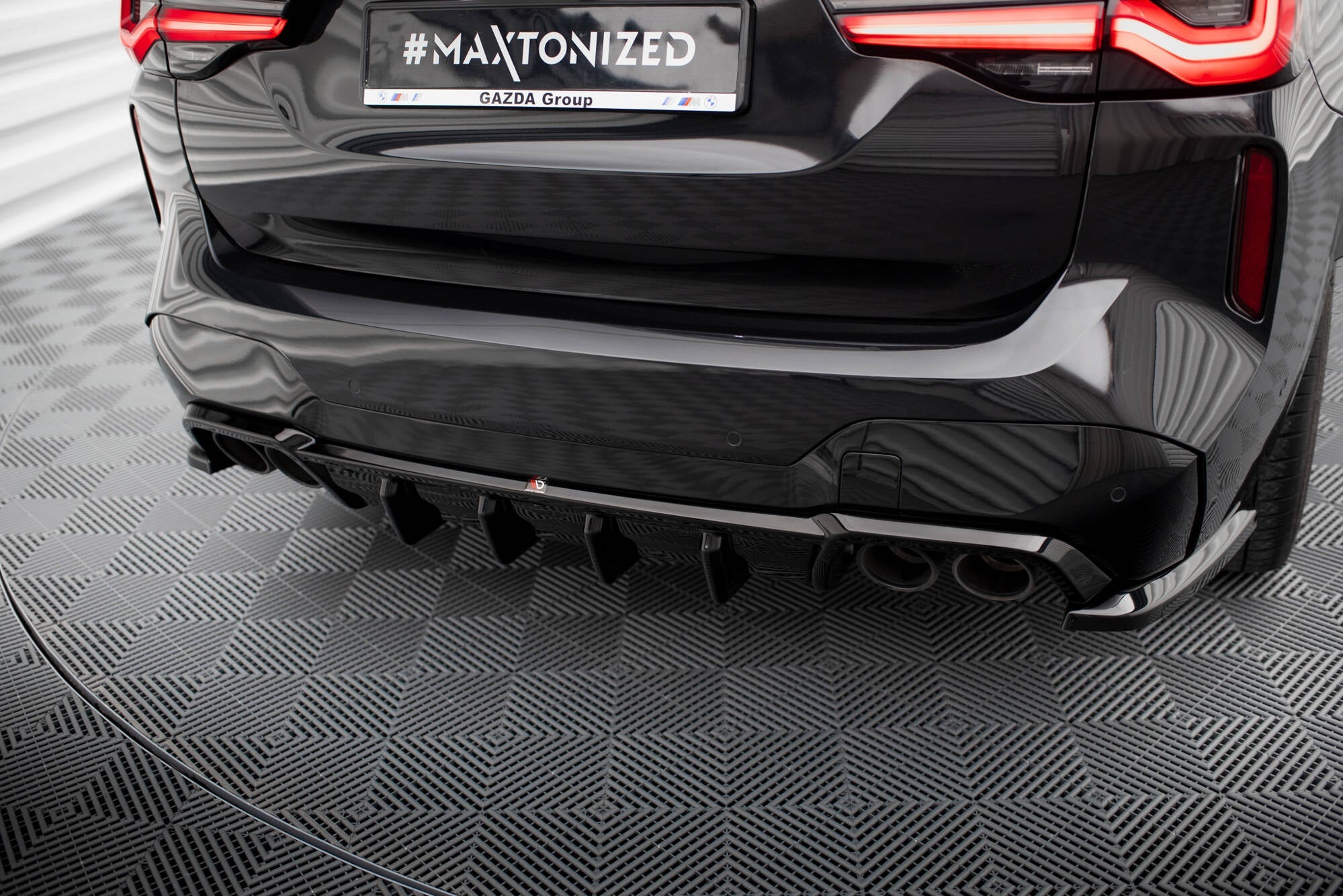 Maxton Design - Diffusor Heck Ansatz für BMW X3 M F97 / F97 Facelift - Aerowerk.