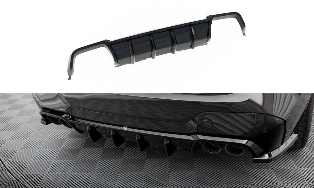 Maxton Design - Diffusor Heck Ansatz für BMW X3 M F97 / F97 Facelift - Aerowerk.