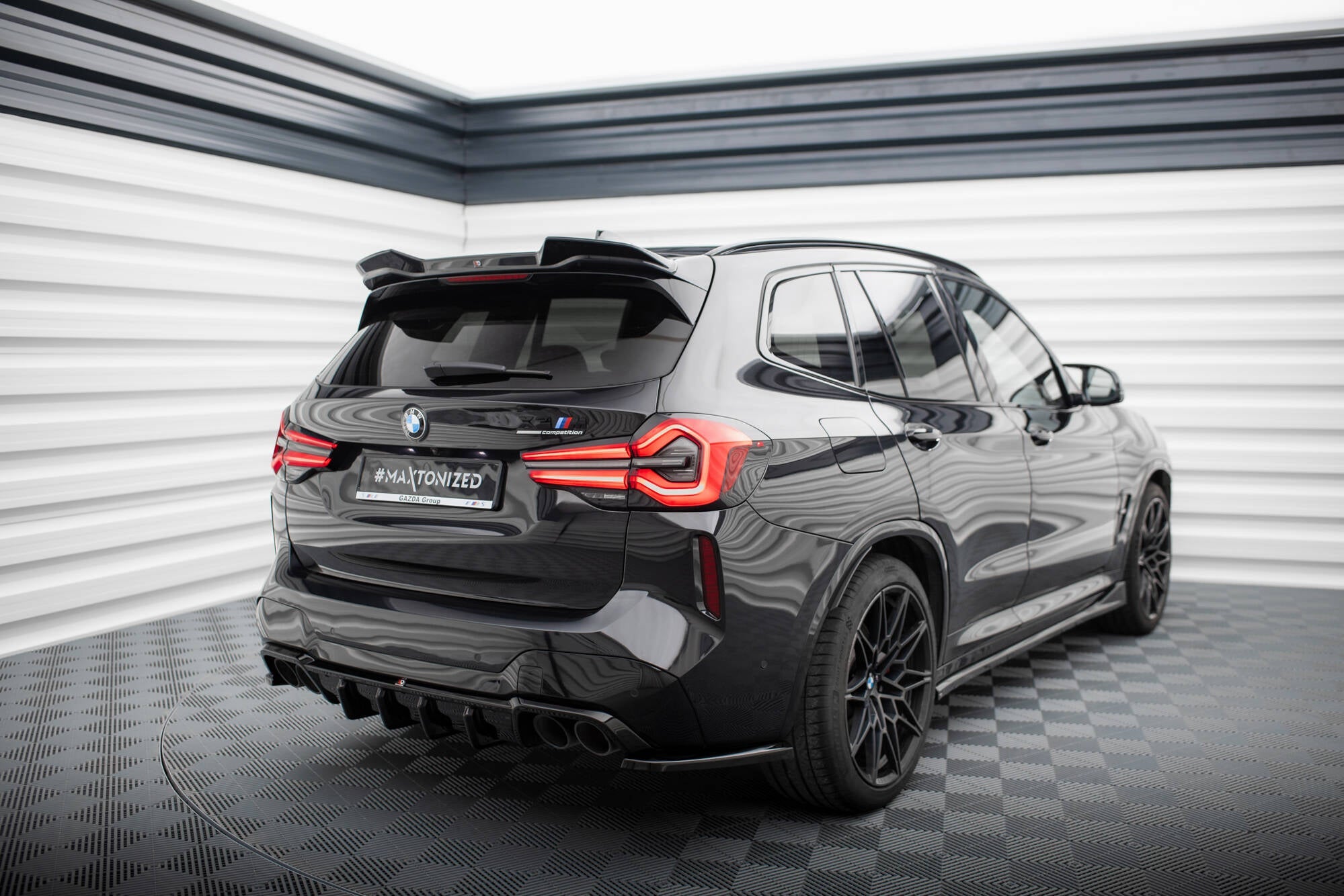 Maxton Design - Diffusor Heck Ansatz für BMW X3 M F97 / F97 Facelift - Aerowerk.