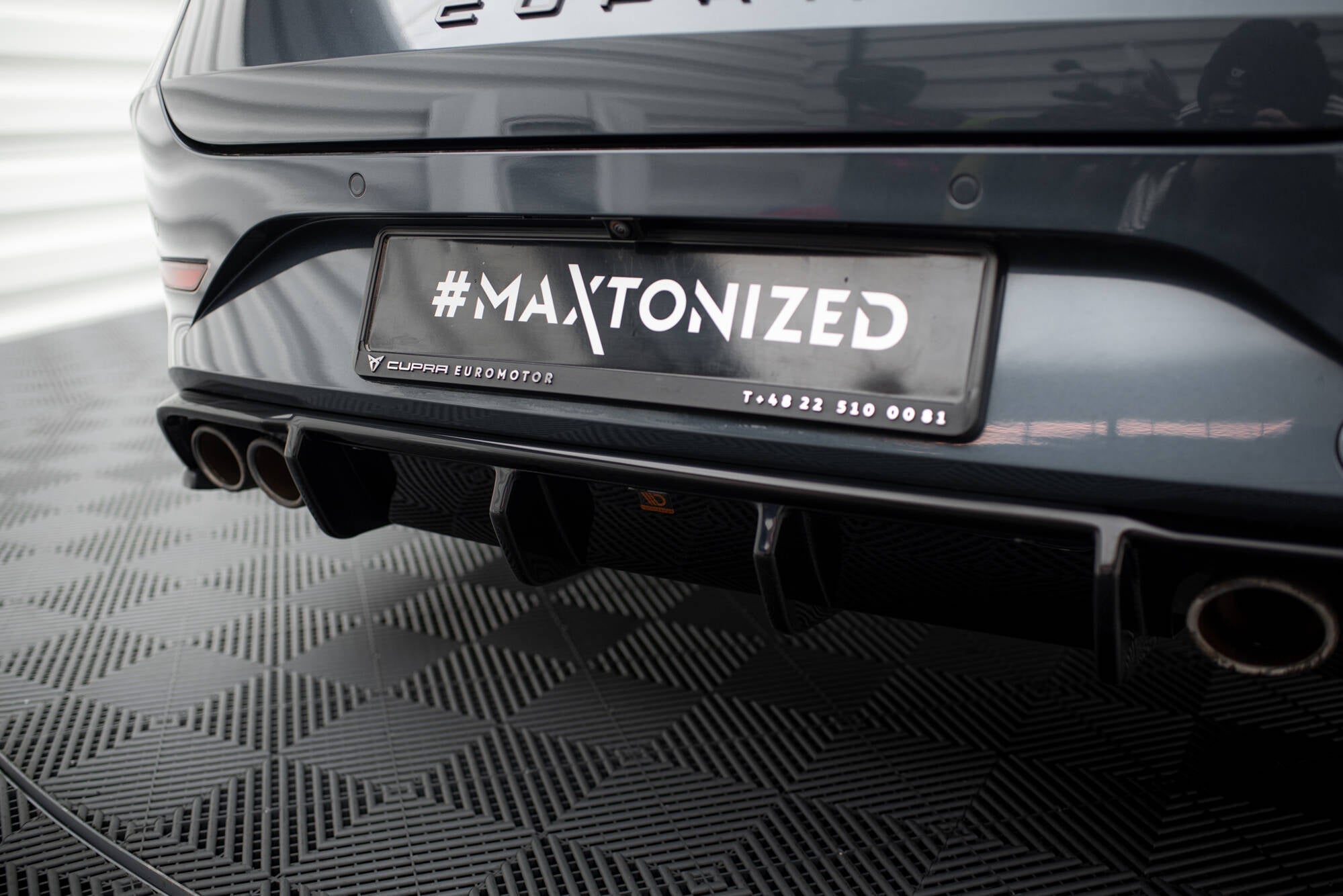 Maxton Design - Diffusor Heck Ansatz für Cupra Leon ST Mk1 Facelift - Aerowerk.