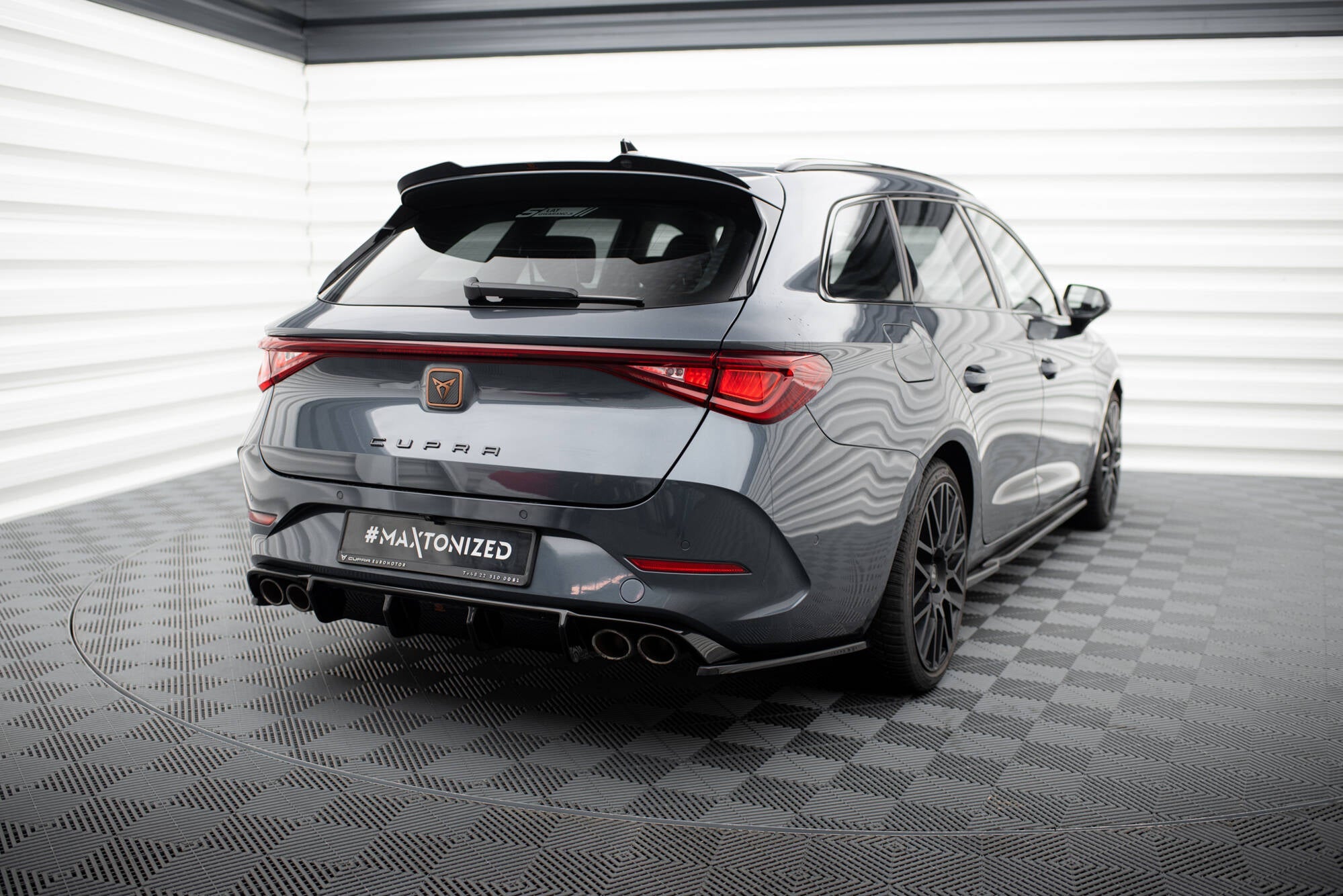 Maxton Design - Diffusor Heck Ansatz für Cupra Leon ST Mk1 Facelift - Aerowerk.