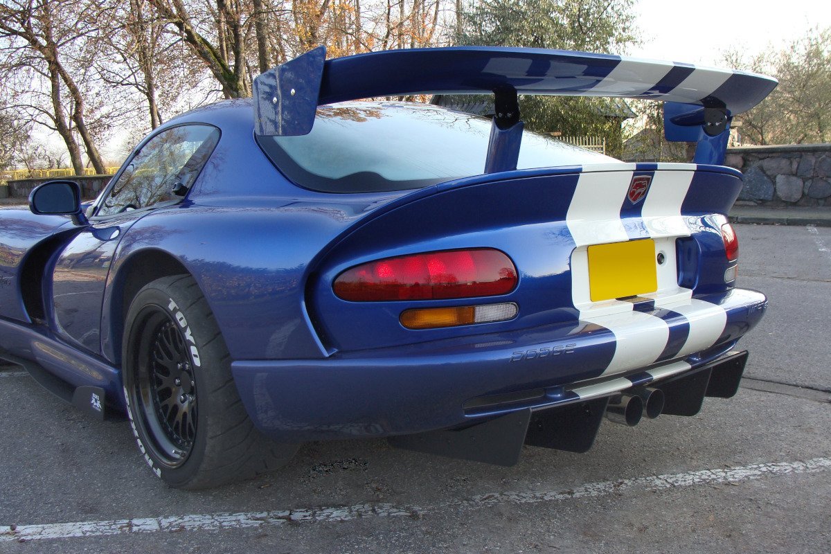 Maxton Design - Diffusor Heck Ansatz für Diffusor für DODGE VIPER GTS - Aerowerk.