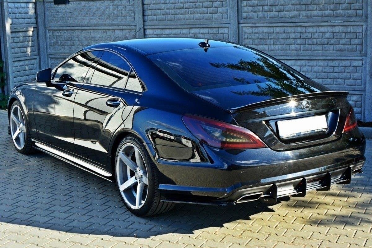 Maxton Design - Diffusor Heck Ansatz für Diffusor für MERCEDES CLS C218 AMG LINE - Aerowerk.