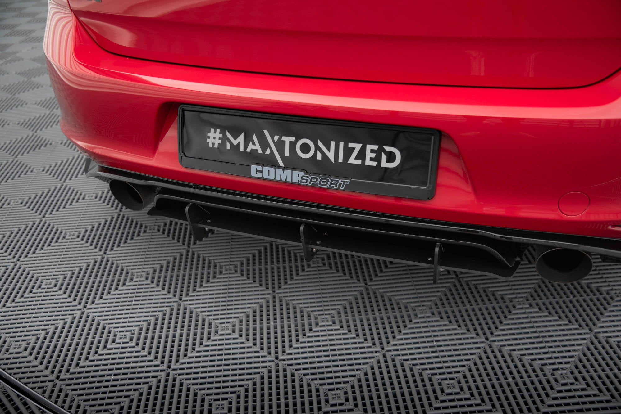Maxton Design - Diffusor Heck Ansatz für Diffusor für VW GOLF 7 GTI CLUBSPORT - Aerowerk.