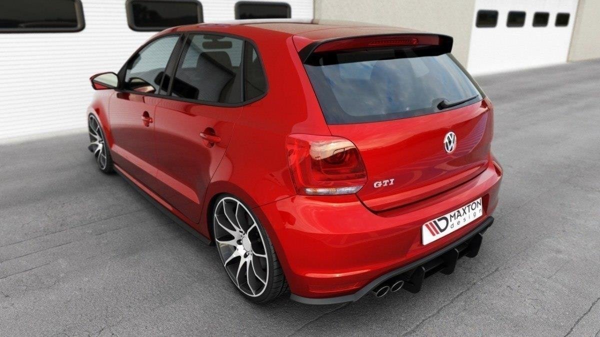 Maxton Design - Diffusor Heck Ansatz für Diffusor für VW Polo GTI Mk5 Facelift - Aerowerk.