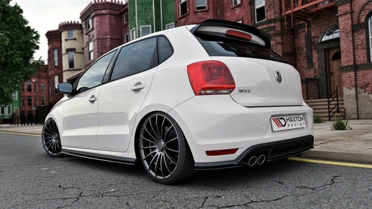 Maxton Design - Diffusor Heck Ansatz für DTM LOOK VW Polo GTI Mk5 Facelift - Aerowerk.