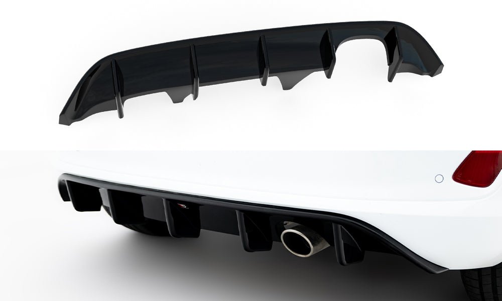 Maxton Design - Diffusor Heck Ansatz für Ford Fiesta Mk8 ST - Line - Aerowerk.