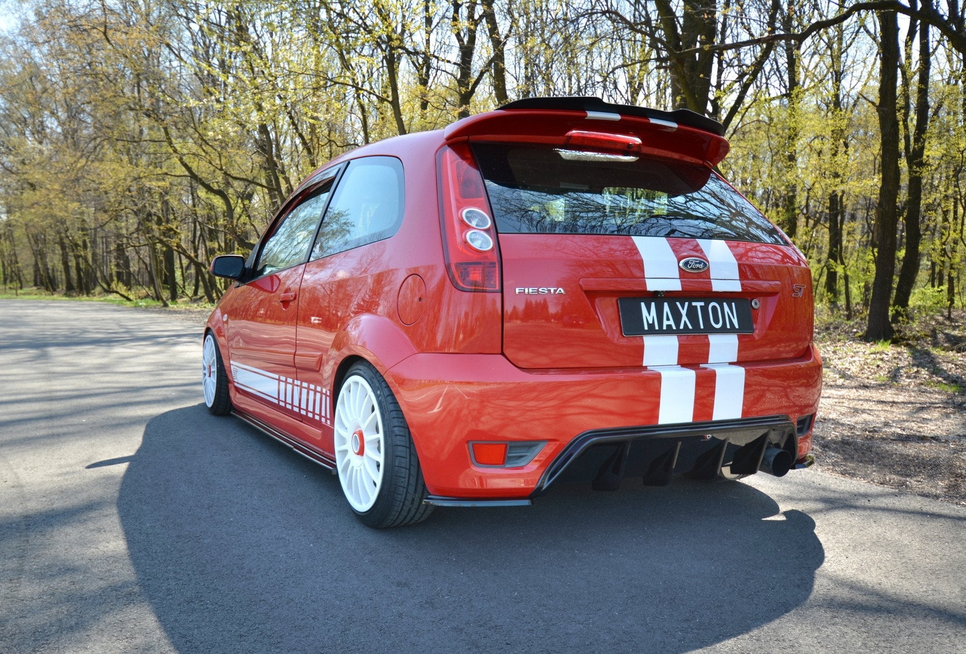 Maxton Design - Diffusor Heck Ansatz für Ford Fiesta ST Mk6 - Aerowerk.