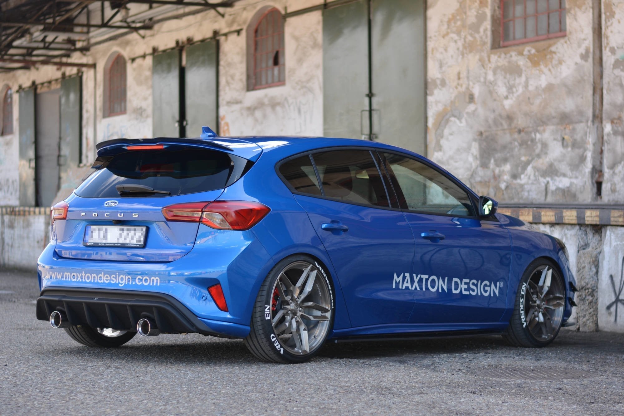 Maxton Design - Diffusor Heck Ansatz für Ford Focus Hatchabck ST - Line - Aerowerk.