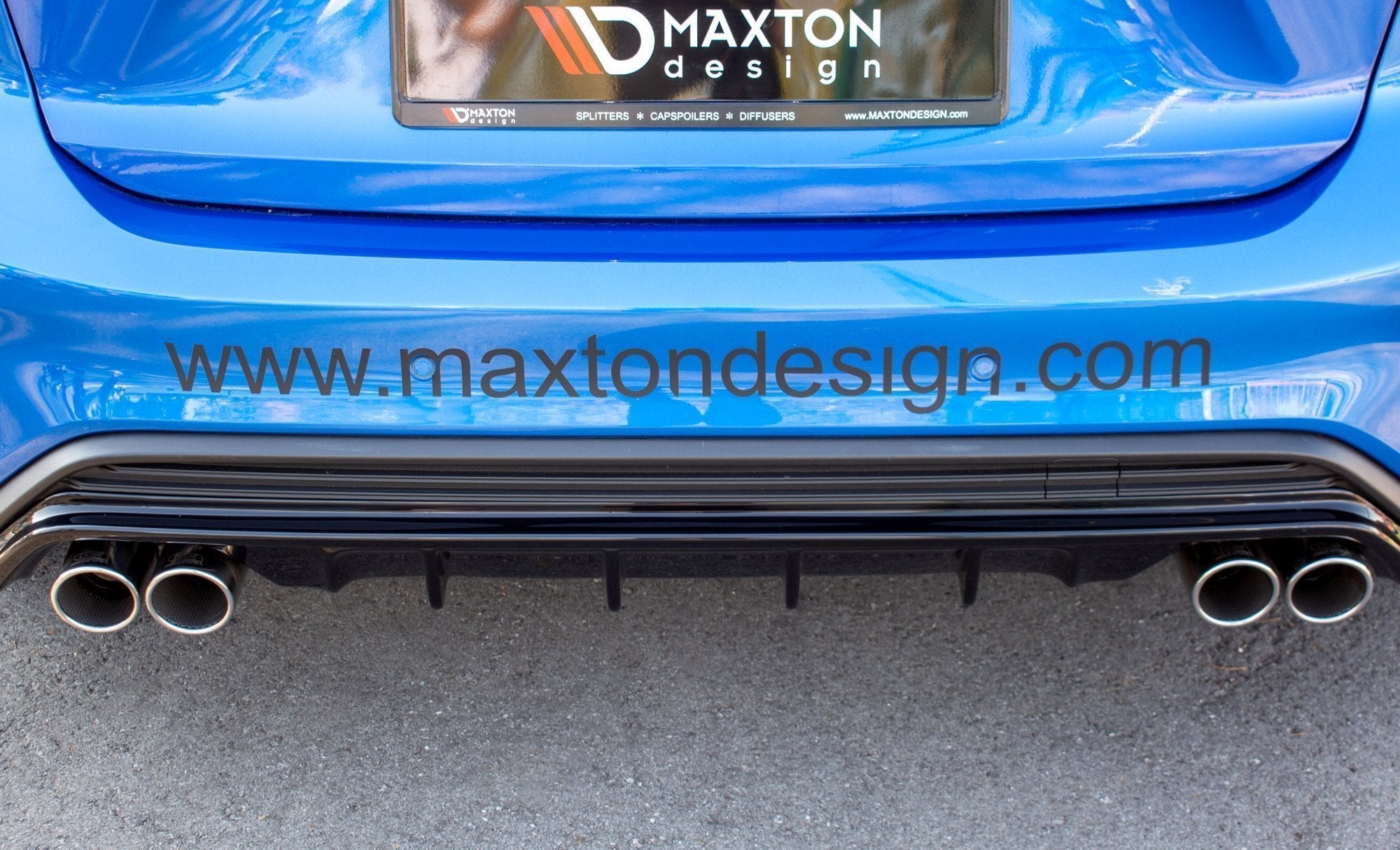 Maxton Design - Diffusor Heck Ansatz für Ford Focus Hatchabck ST - Line - Aerowerk.