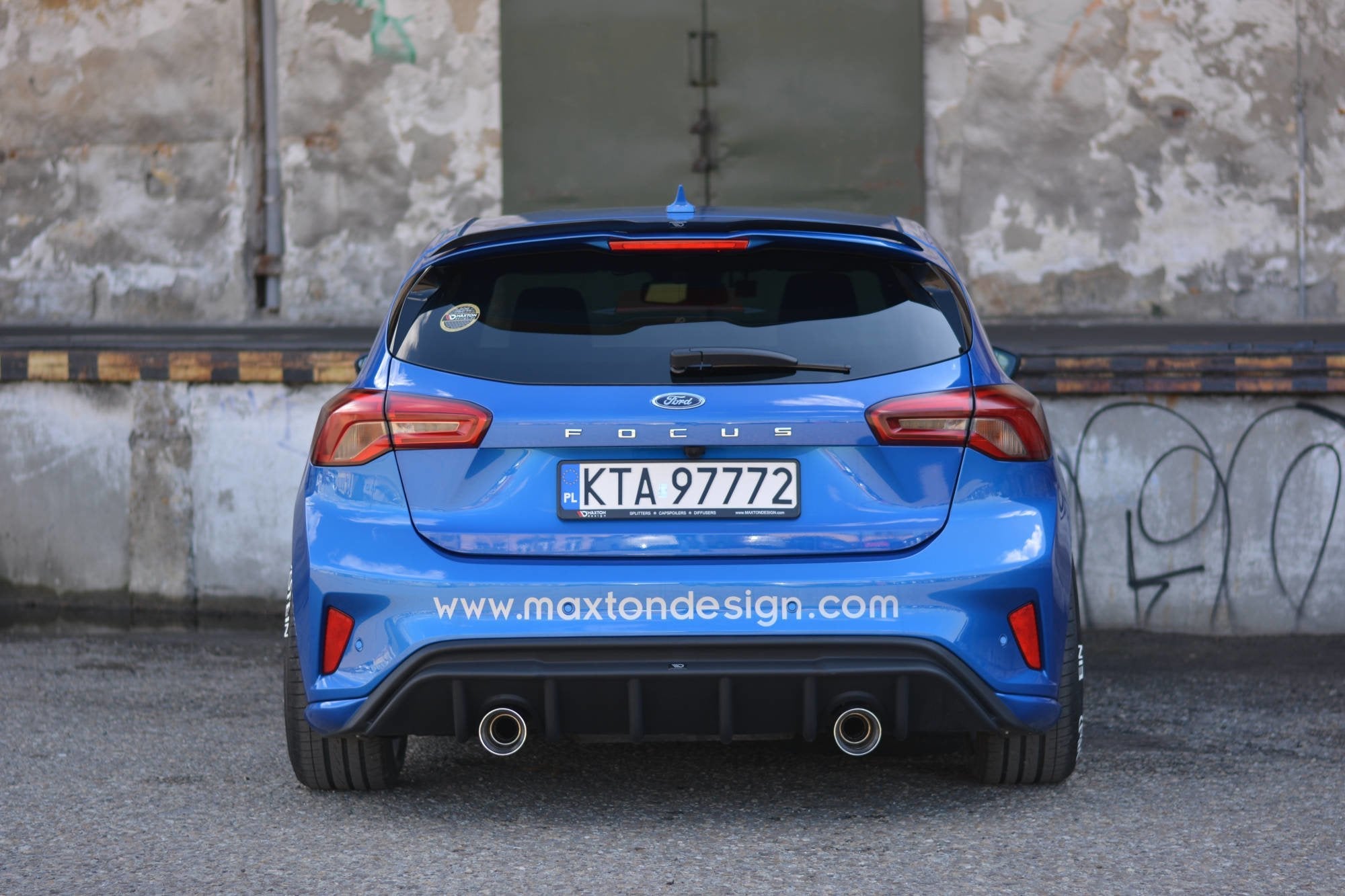 Maxton Design - Diffusor Heck Ansatz für Ford Focus Hatchabck ST - Line - Aerowerk.