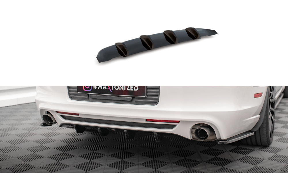 Maxton Design - Diffusor Heck Ansatz für Ford Mustang Mk5 Facelift - Aerowerk.
