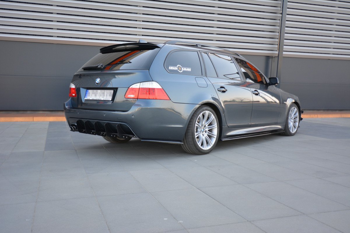 Maxton Design - Diffusor Heck Ansatz für Heckschürze für BMW 5er E61 (TOURING) WAGON M Paket - Aerowerk.