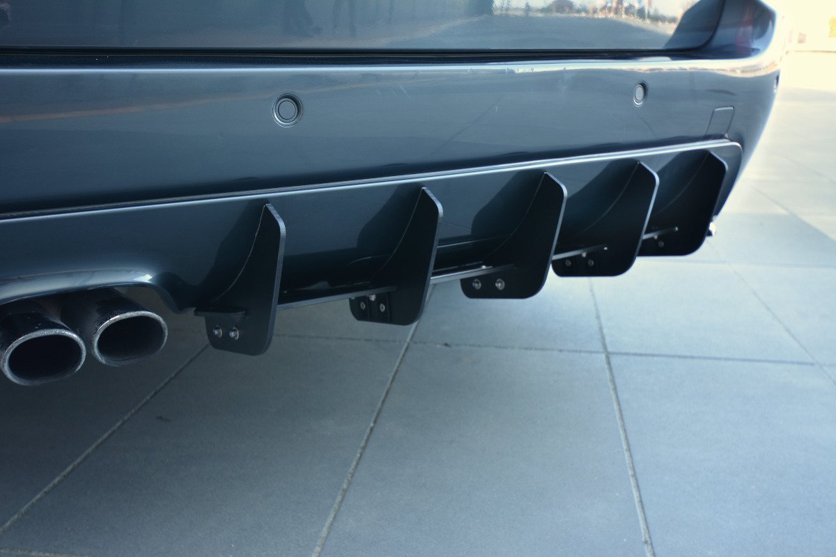 Maxton Design - Diffusor Heck Ansatz für Heckschürze für BMW 5er E61 (TOURING) WAGON M Paket - Aerowerk.