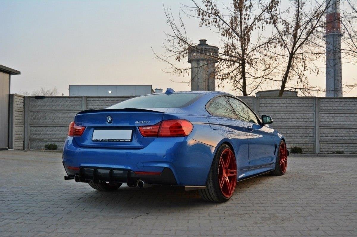 Maxton Design - Diffusor Heck Ansatz für Heckschürze für & Flaps Heckansatz Diffusor für BMW 4er Coupe / Gran Coupe / Cabrio M - Paket F32 / F36 / F33 - Aerowerk.