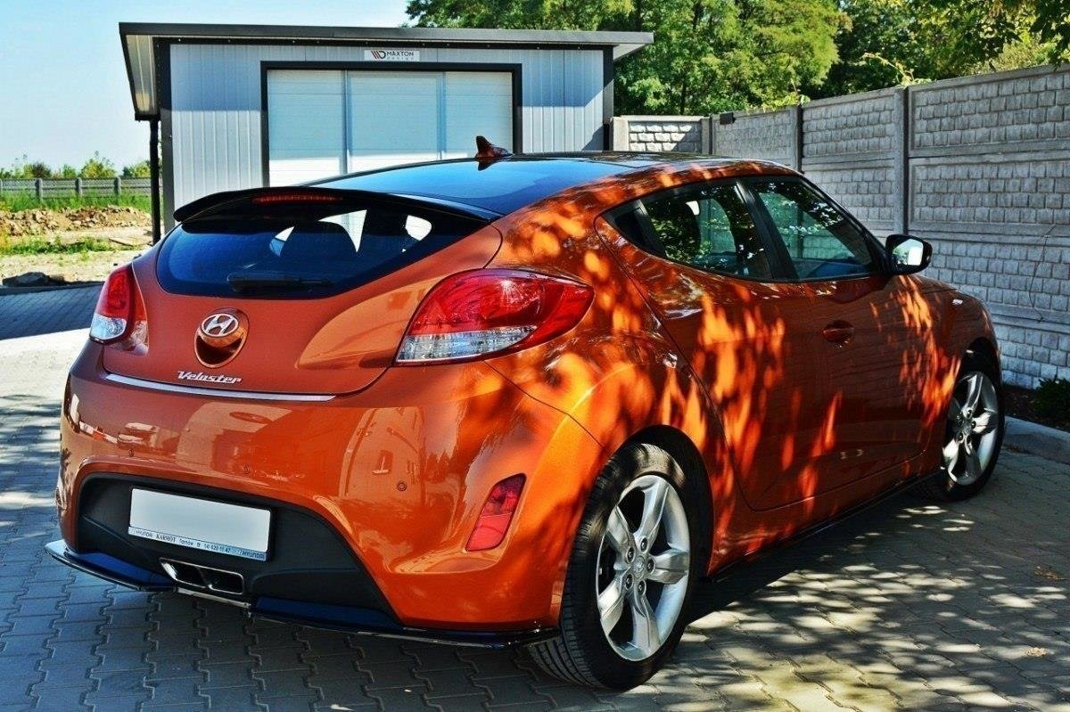 Maxton Design - Diffusor Heck Ansatz für Hyundai Veloster - Aerowerk.