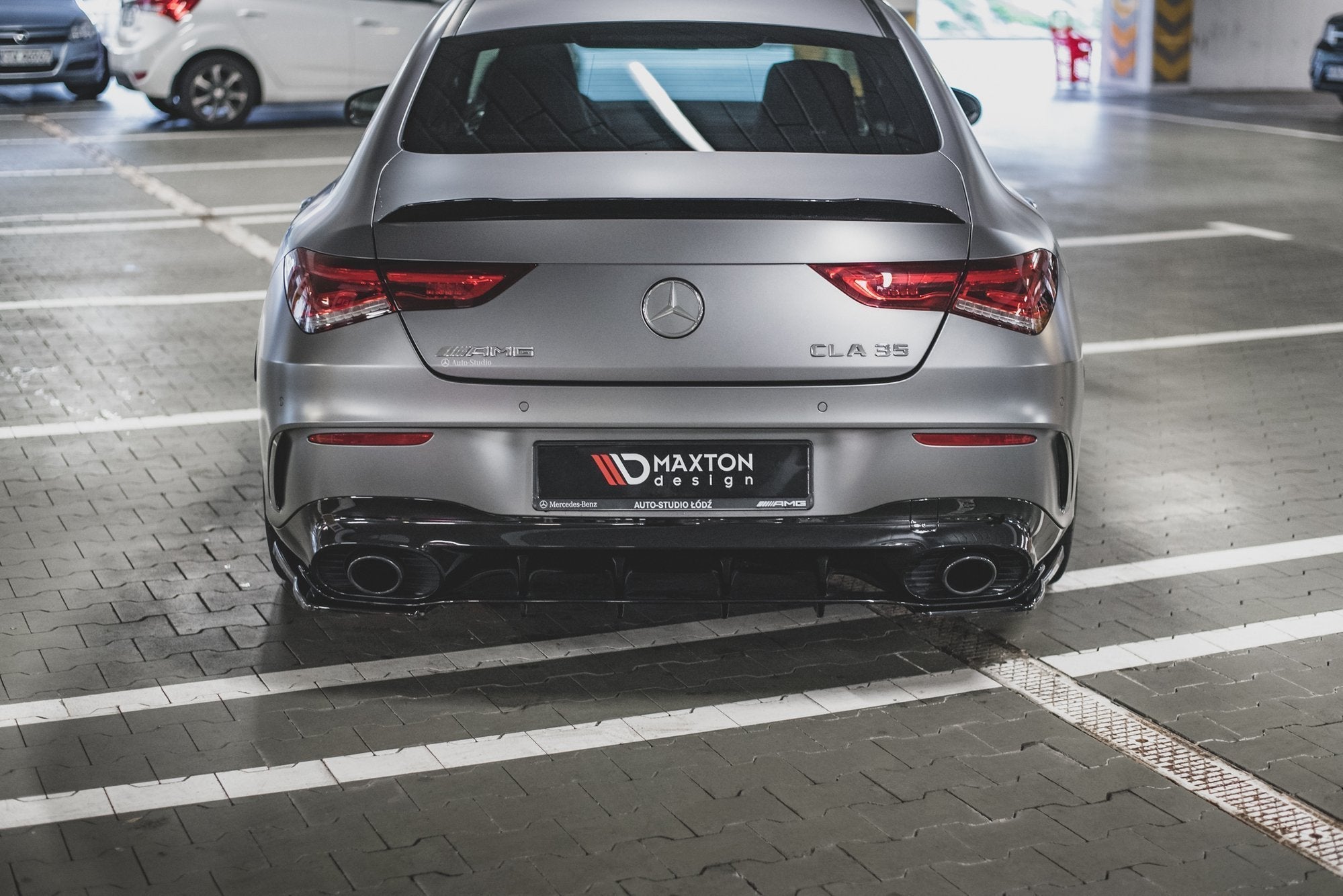 Maxton Design - Diffusor Heck Ansatz für Mercedes - AMG CLA 35 Aero / 45 Aero C118 - Aerowerk.