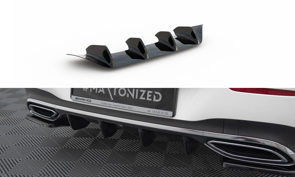 Maxton Design - Diffusor Heck Ansatz für Mercedes - Benz CLA AMG - Line X118 - Aerowerk.