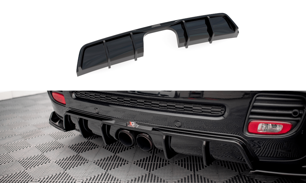 Maxton Design - Diffusor Heck Ansatz für Mini Cooper John Cooper Works R56 - Aerowerk.