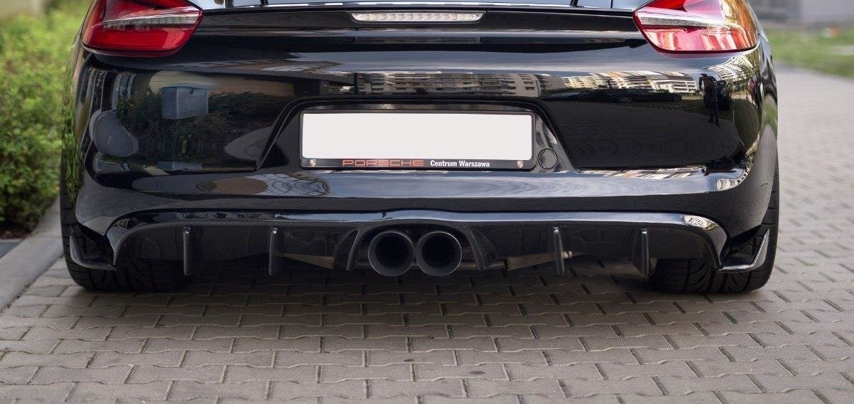 Maxton Design - Diffusor Heck Ansatz für Porsche Cayman Mk2 981C - Aerowerk.