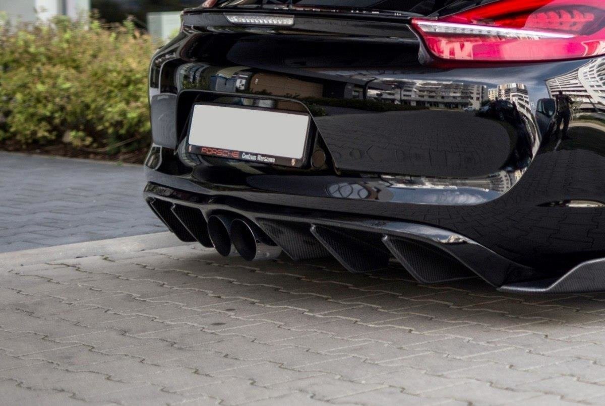 Maxton Design - Diffusor Heck Ansatz für Porsche Cayman Mk2 981C - Aerowerk.