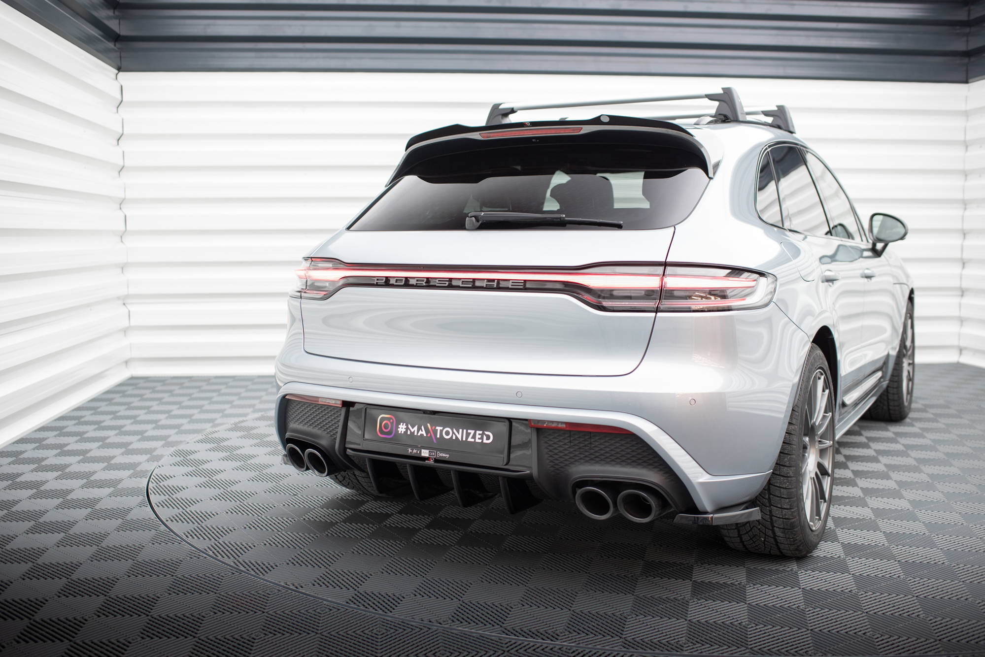 Maxton Design - Diffusor Heck Ansatz für Porsche Macan Mk1 Facelift 2 - Aerowerk.