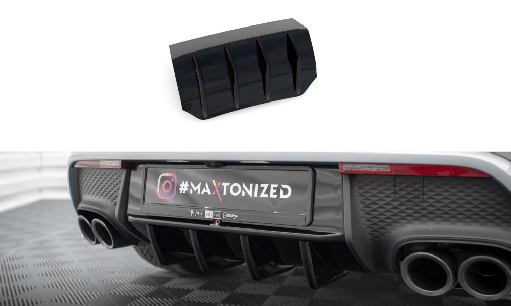 Maxton Design - Diffusor Heck Ansatz für Porsche Macan Mk1 Facelift 2 - Aerowerk.