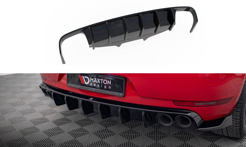 Maxton Design - Diffusor Heck Ansatz für Porsche Macan Mk1 - Aerowerk.