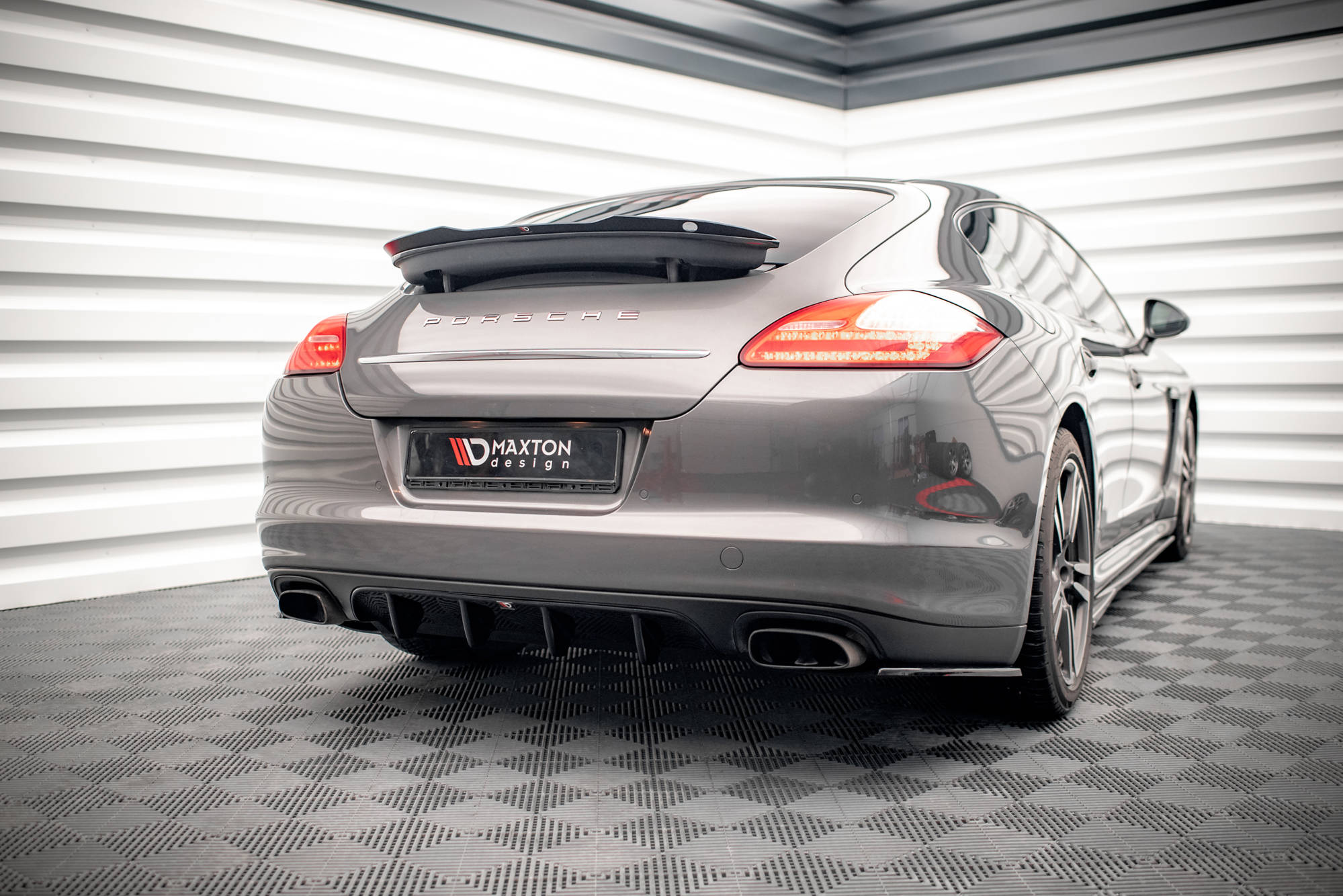 Maxton Design - Diffusor Heck Ansatz für Porsche Panamera / Panamera Diesel 970 - Aerowerk.
