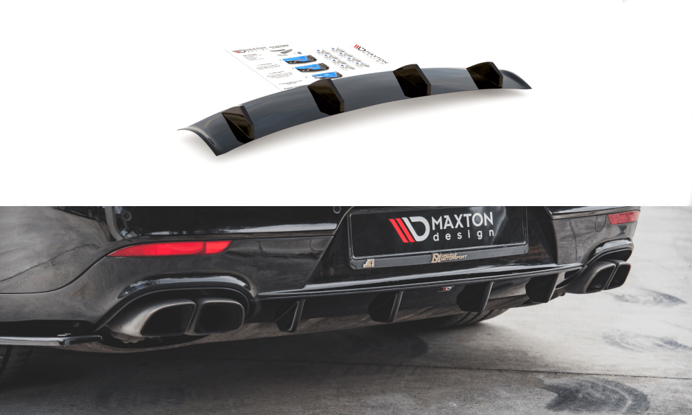 Maxton Design - Diffusor Heck Ansatz für Porsche Panamera Turbo 970 Facelift - Aerowerk.