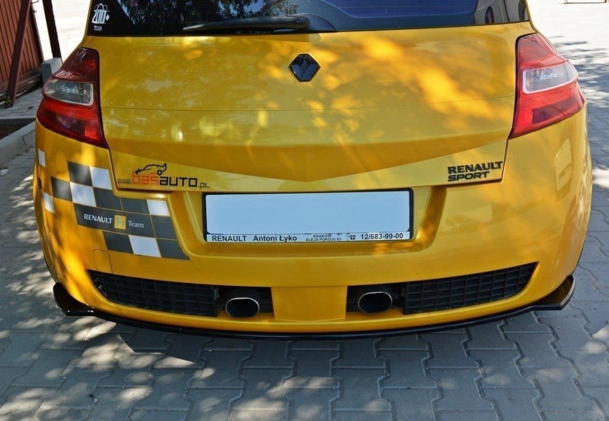Maxton Design - Diffusor Heck Ansatz für RENAULT MEGANE II RS schwarz matt - Aerowerk.