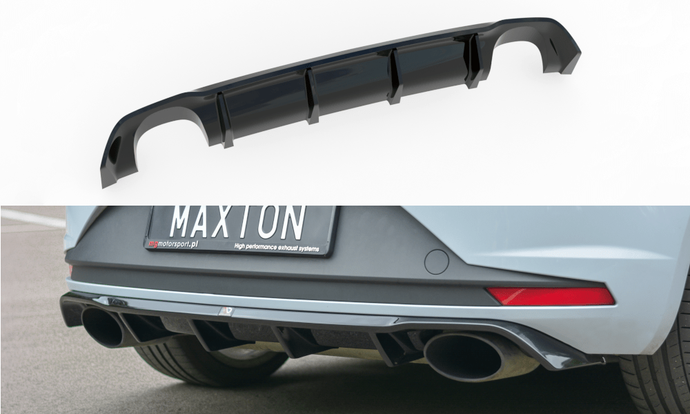 Maxton Design - Diffusor Heck Ansatz für Seat Leon III Cupra - Aerowerk.