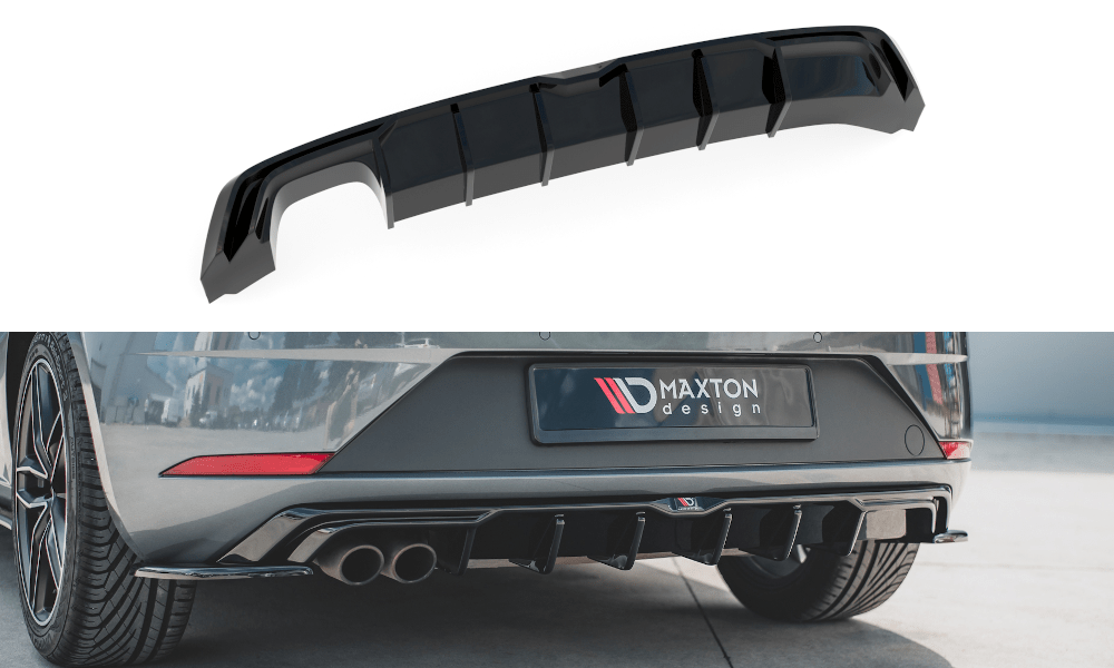 Maxton Design - Diffusor Heck Ansatz für SEAT Leon Mk3 FR Facelift - Aerowerk.