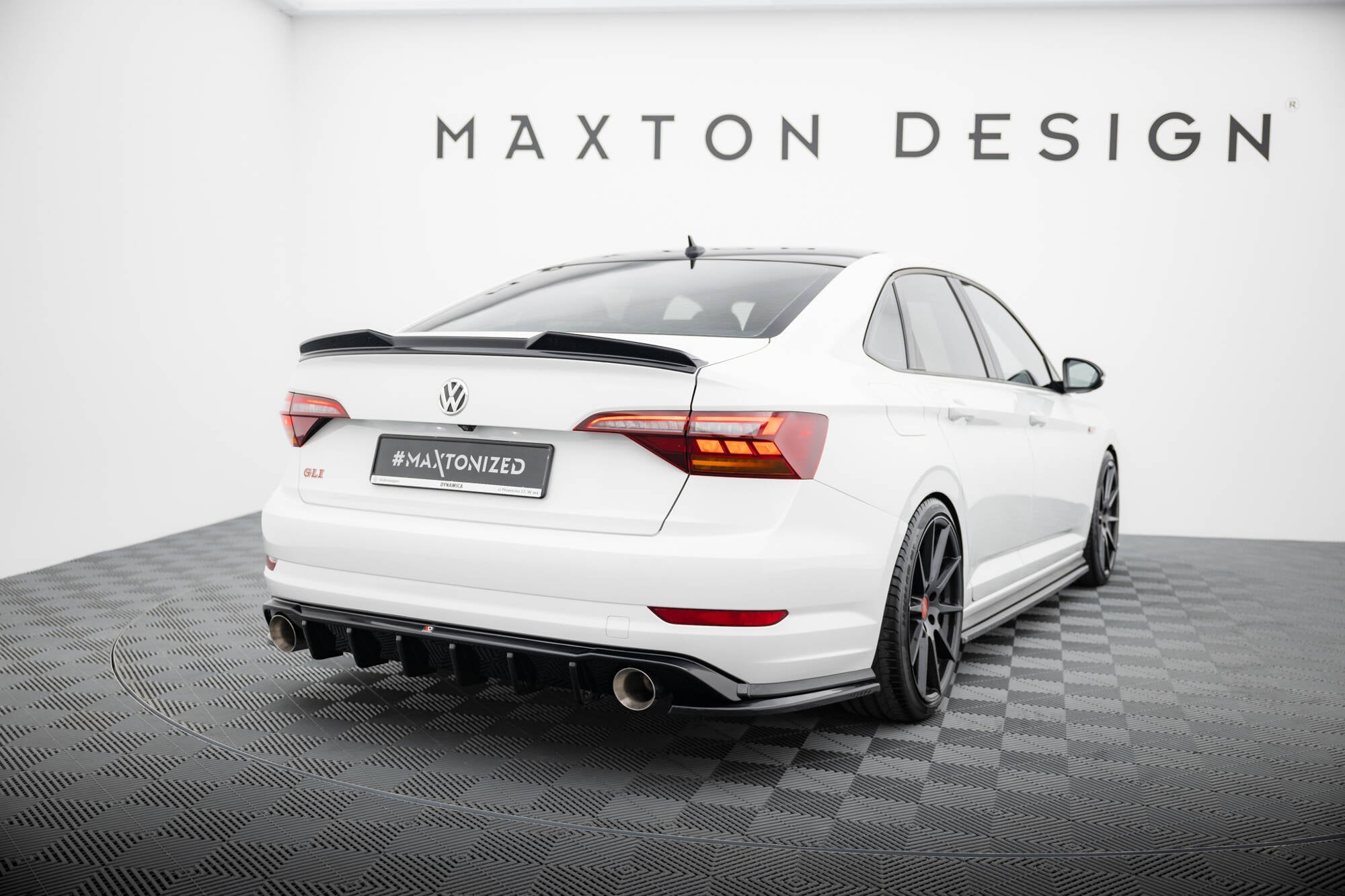 Maxton Design - Diffusor Heck Ansatz für Volkswagen Jetta GLI Mk7 - Aerowerk.