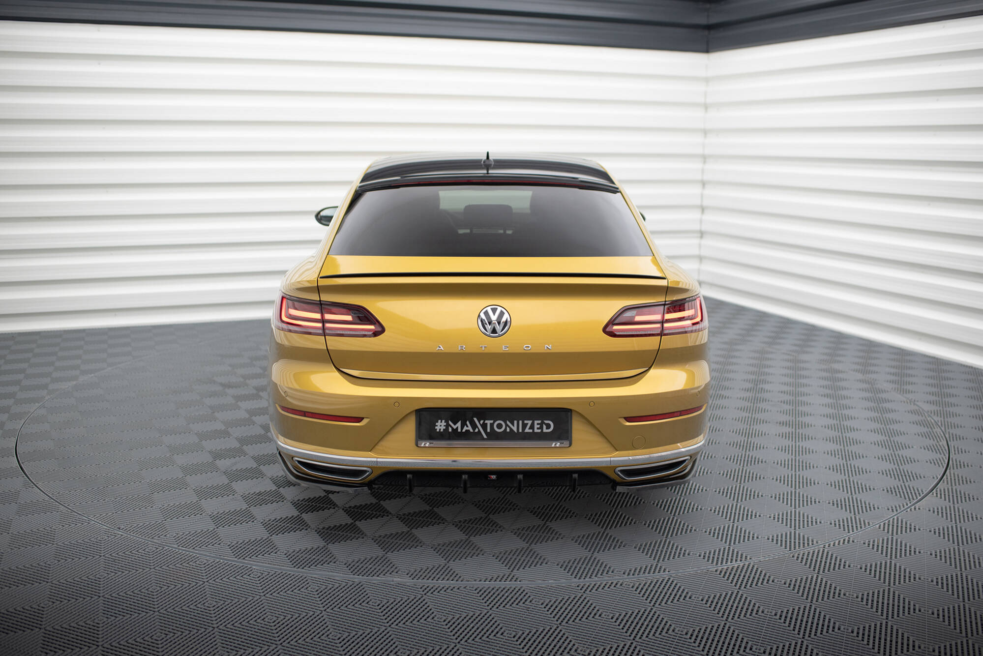 Maxton Design - Diffusor Heck Ansatz für VW Arteon R - Line - Aerowerk.