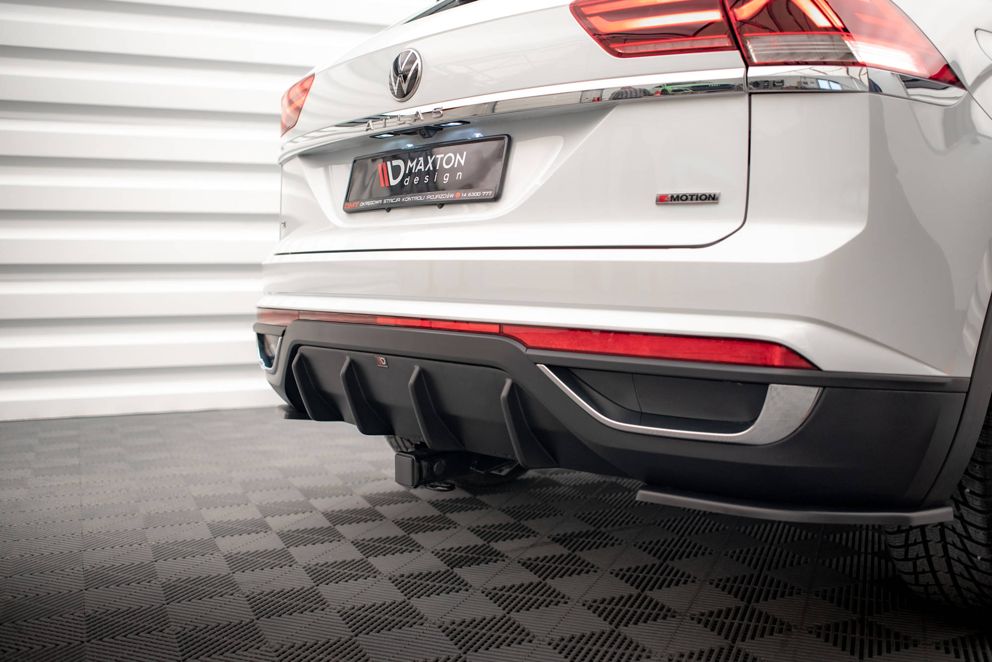 Maxton Design - Diffusor Heck Ansatz für VW Atlas Cross Sport - Aerowerk.