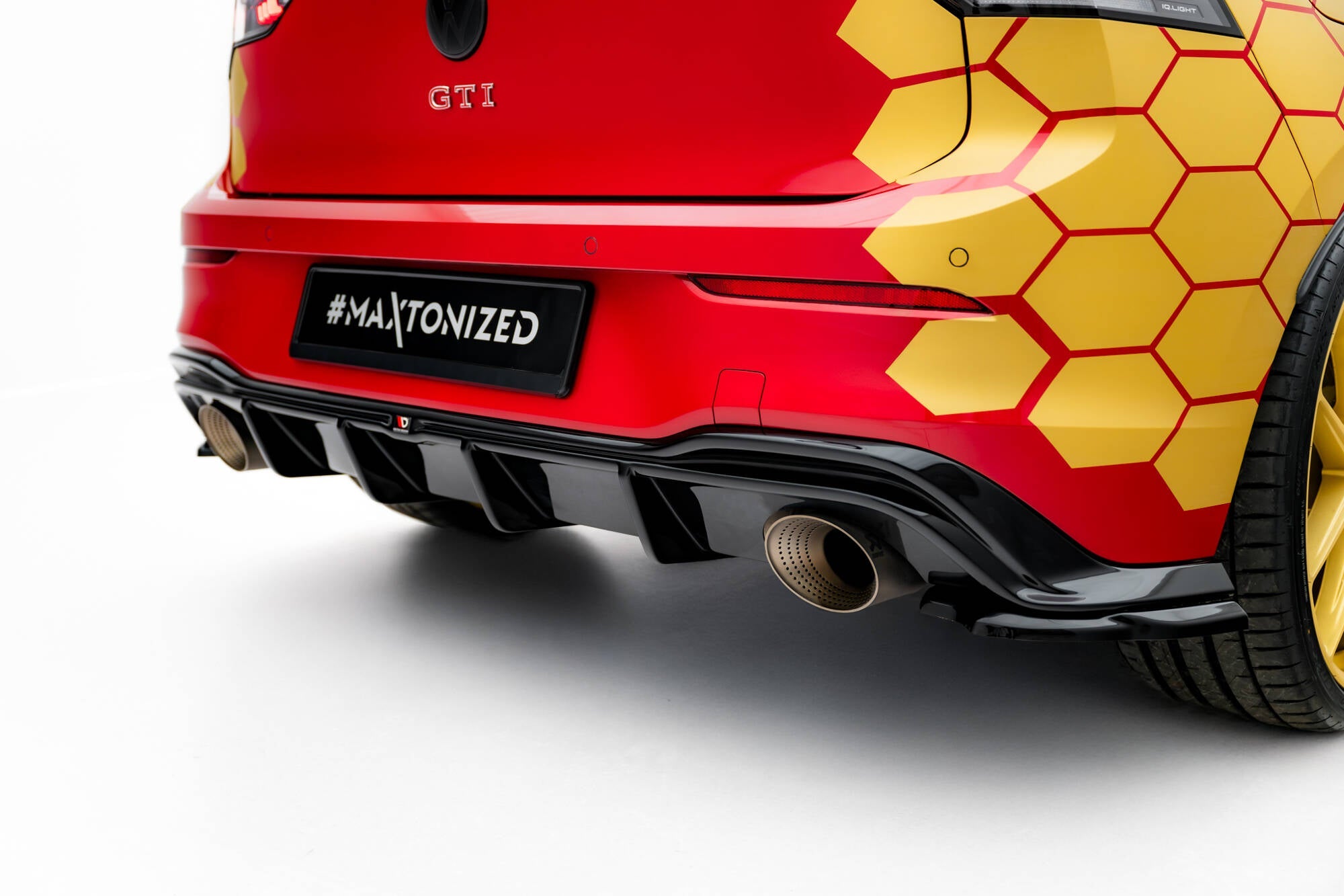 Maxton Design - Diffusor Heck Ansatz für VW Golf GTI Clubsport Mk8 Facelift - Aerowerk.