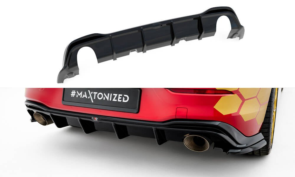 Maxton Design - Diffusor Heck Ansatz für VW Golf GTI Clubsport Mk8 Facelift - Aerowerk.