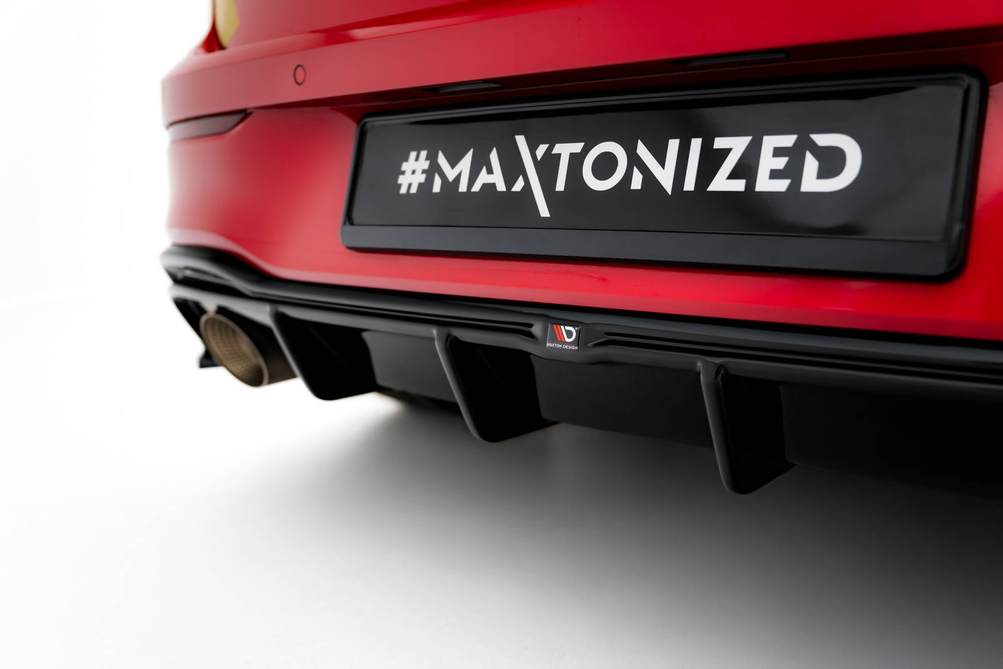 Maxton Design - Diffusor Heck Ansatz für VW Golf GTI Clubsport Mk8 Facelift - Aerowerk.