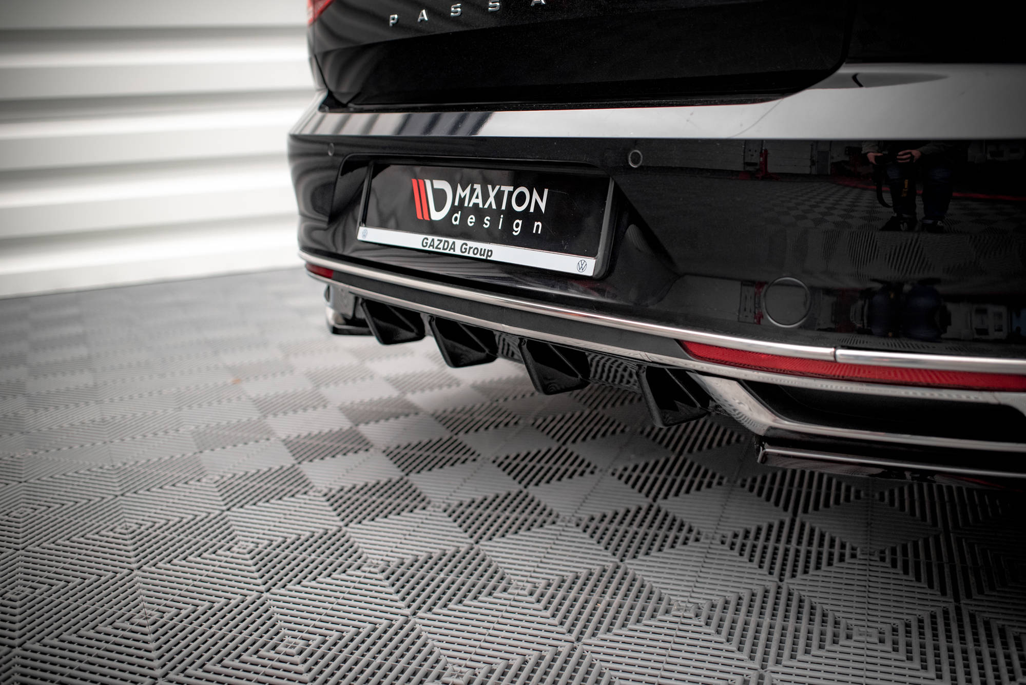 Maxton Design - Diffusor Heck Ansatz für VW Passat B8 Facelift - Aerowerk.