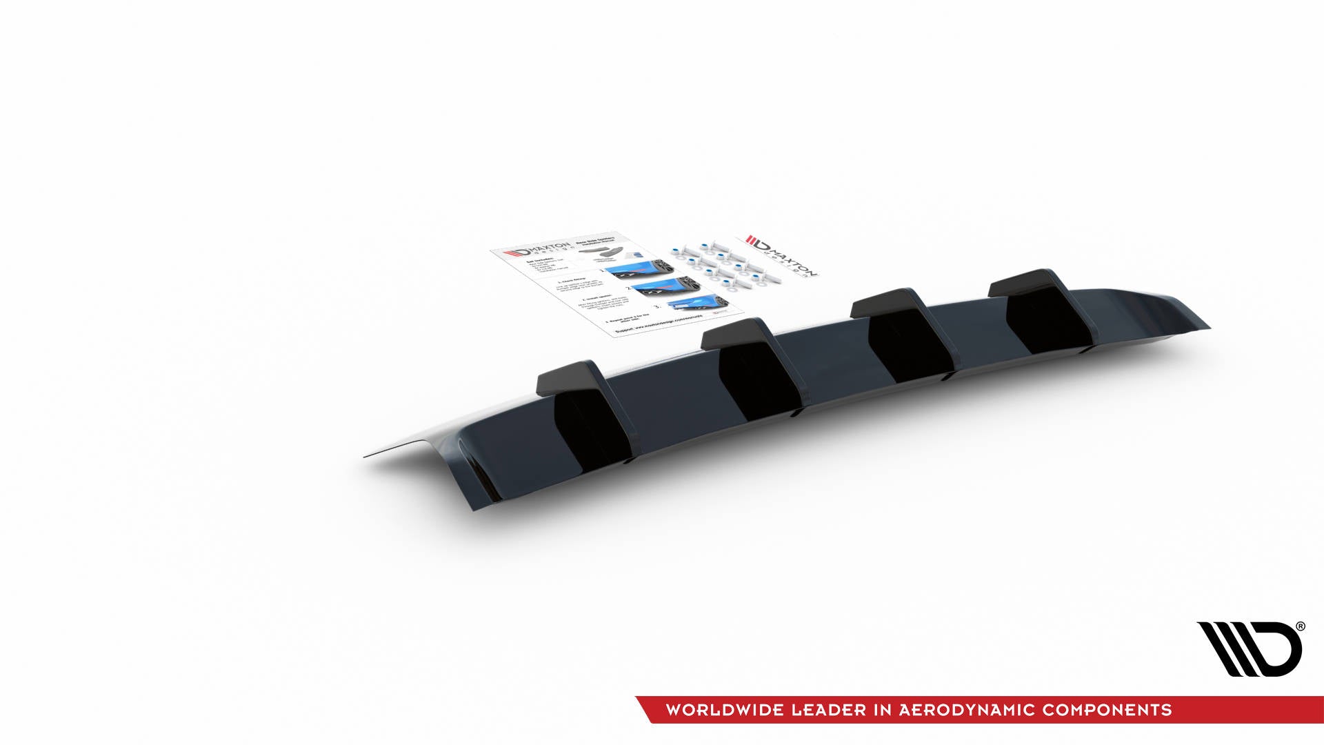 Maxton Design - Diffusor Heck Ansatz für VW Touareg R - line Mk3 - Aerowerk.