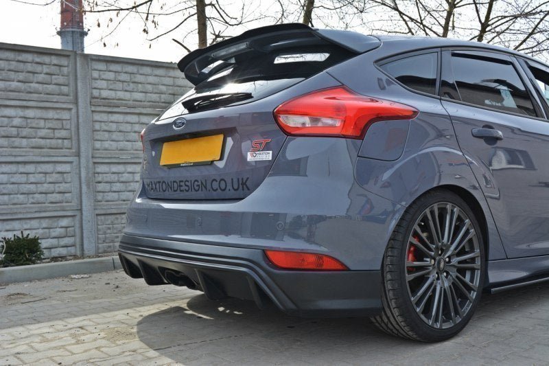 Maxton Design - Diffusor Heck Ansatz passend für FOCUS ST MK3 (FACELIFT) RS - LOOK - Aerowerk.